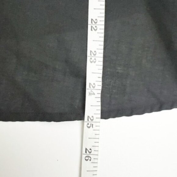 World Market Layla Blouse Womens One Size Black Windowpane Eyelet Peasant Top - Picture 10 of 14